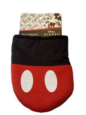 Disney Mickey Mouse Oven Mitts 2pk Oversized Mini Mitts Kitchen Decor Home Gift